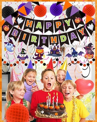 Halloween Birthday Party Decorations Set