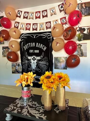 Cowboy Birthday Party Decorations 58 Pcs Kit