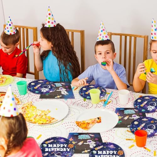 40pcs Space Party Supplies Set for 24 Guests