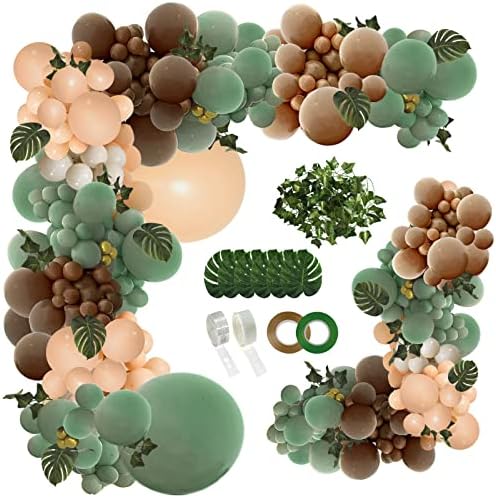 PERPAOL 148PCS Safari Balloon Garland Kit