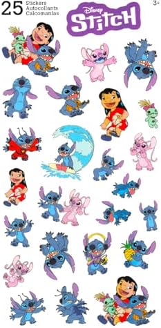Disney Stitch Reusable Tumbler Cup Pack 6 Piece