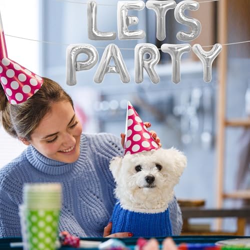 LIOZEOKUN 16 Inch Letter Balloons A-Z 2 Set Custom Phrase