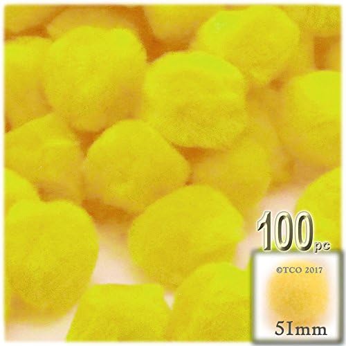 The Crafts Outlet 100-Piece Purple Pom Poms