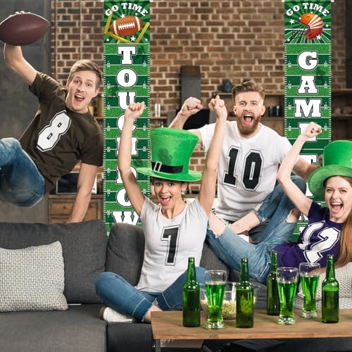 Hooqict Football Banners for Party Decorations