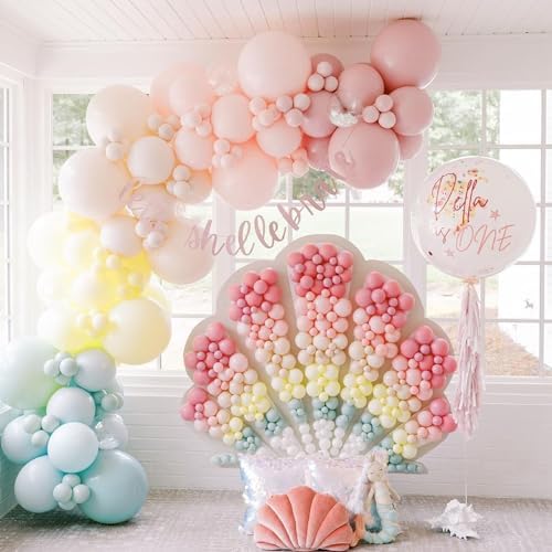 60 PCS Pastel Latex Balloons for Birthday Wedding Decor