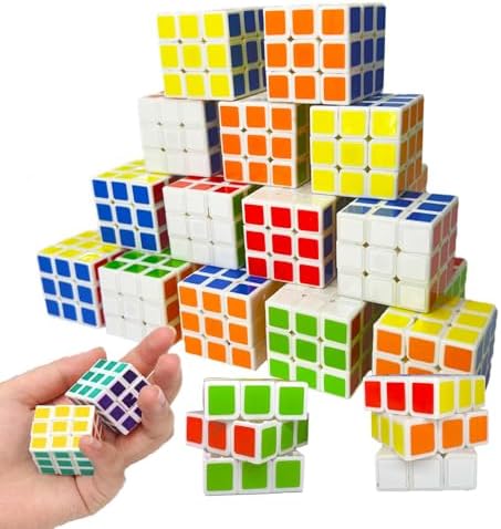 48 Pack Mini Cube Puzzle Party Favors for Kids