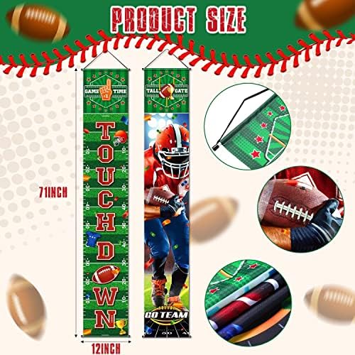 Football Welcome Banner Set for Party and Parade Decor