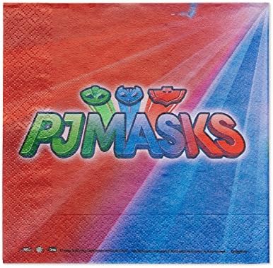 PJ Masks Luncheon Napkins 65x65 Pack of 16