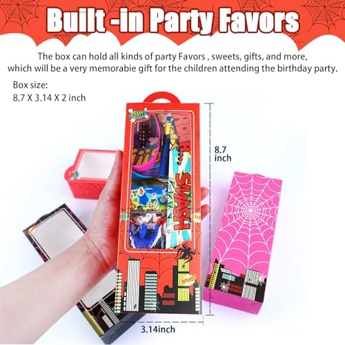 158Pcs Hero Party Favors 12 Guests Set