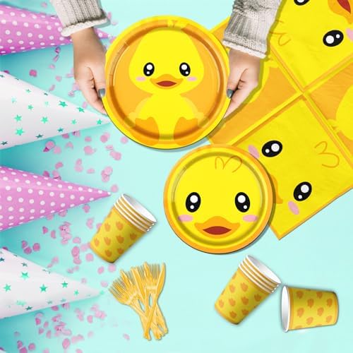 Rubber Duck Party Supplies Set for 20 Guests