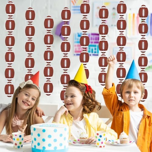 FOIMAS Football Hanging Garlands 8pcs Party Decorations