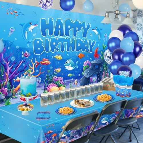 Dvaorc 206 Pack Under the Sea Party Supplies Set