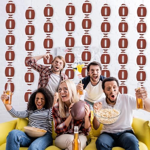 FOIMAS Football Hanging Garlands 8pcs Party Decorations