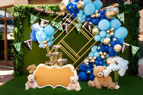 Football Party Banner Hanging Garland Decorations 4Pcs