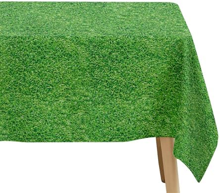 Green Grass Tablecloth 3pcs for Party and Outdoor Events