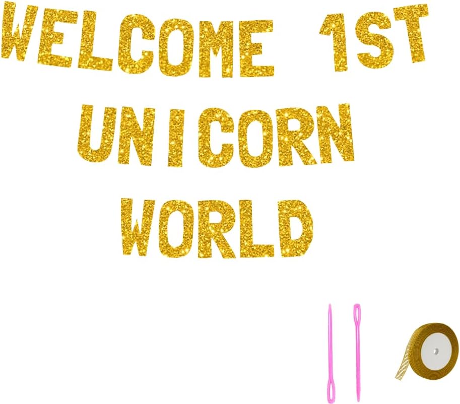 Meowoo Enchanting Unicorn Welcome Banner