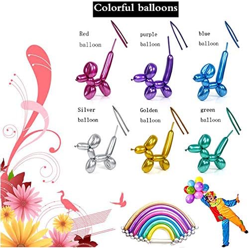 100Pcs Metallic 260 Balloons for Decorations