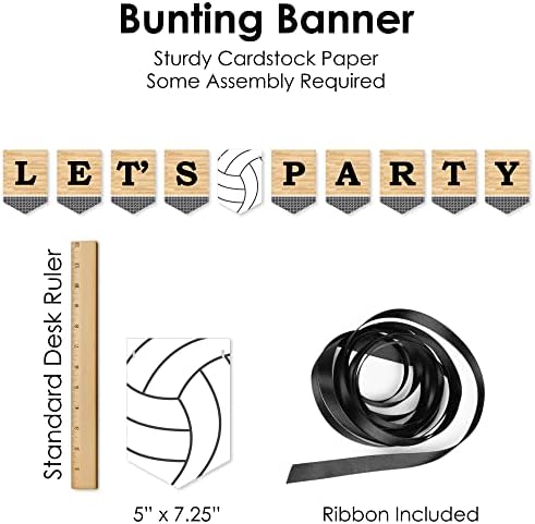 Big Dot of Happiness Volleyball Decor Kit 51 Pieces