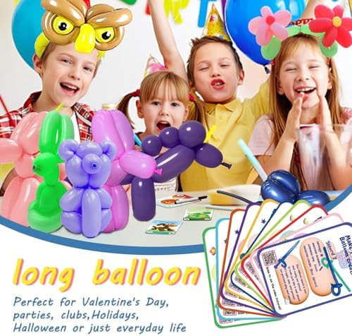 AJOYEGG Balloons Animal Kit with Pump for Kids