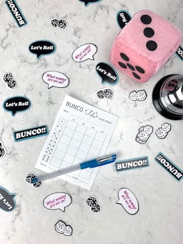 Lets Roll Bunco Party Banner With Confetti Set