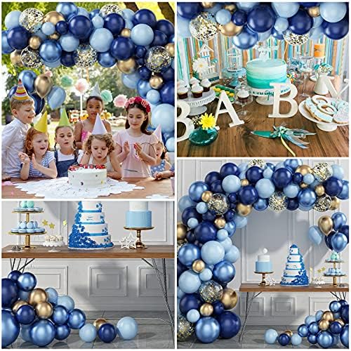 Paready 97PCS Navy Blue Balloon Garland Arch Kit