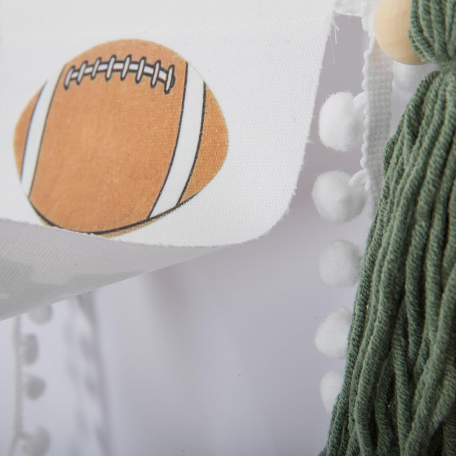 Football One Birthday High Chair Banner