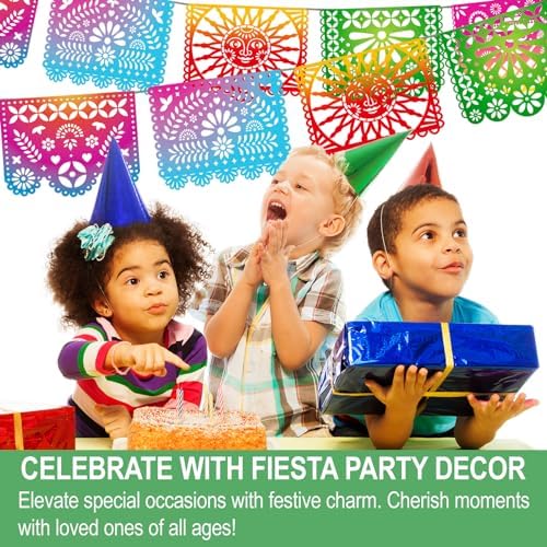 Mexican Party Banners 5 Packs 82 Ft Long