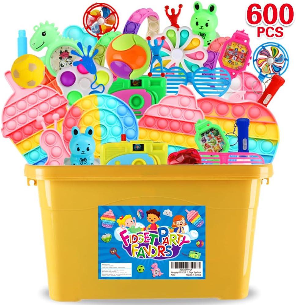 600 Pack Fidget Toys for Kids 8-12 and Adults