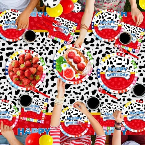 Cartoon Dog Paw Birthday Party Decorations Set