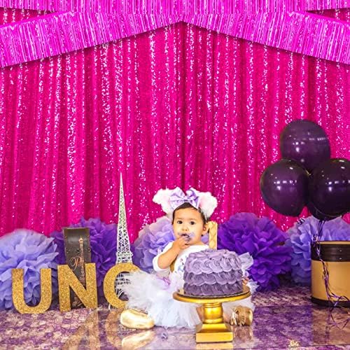 6 Pack 10 Feet Metallic Foil Garland Tinsel Streamers for Party Deco