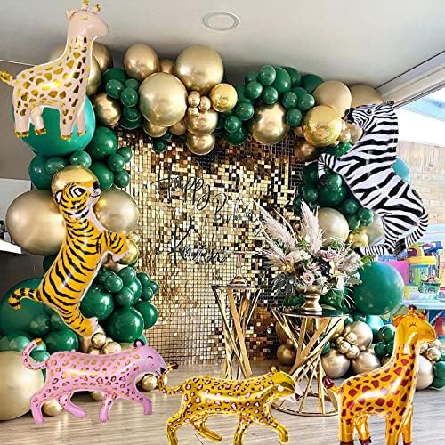 6 Pieces Giant Safari Animal Foil Balloons