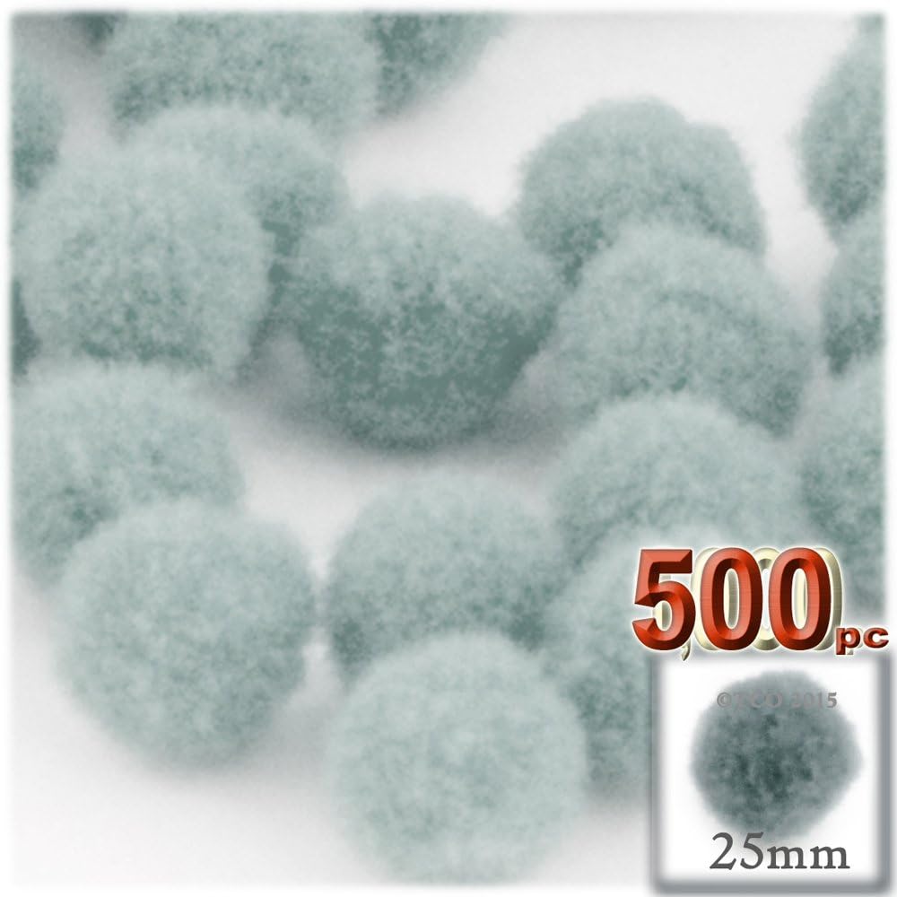 The Crafts Outlet 500-Piece Neon Green Pom Poms