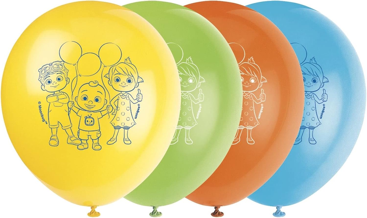 Cocomelon Latex Balloons 12 Inch Pack of 8