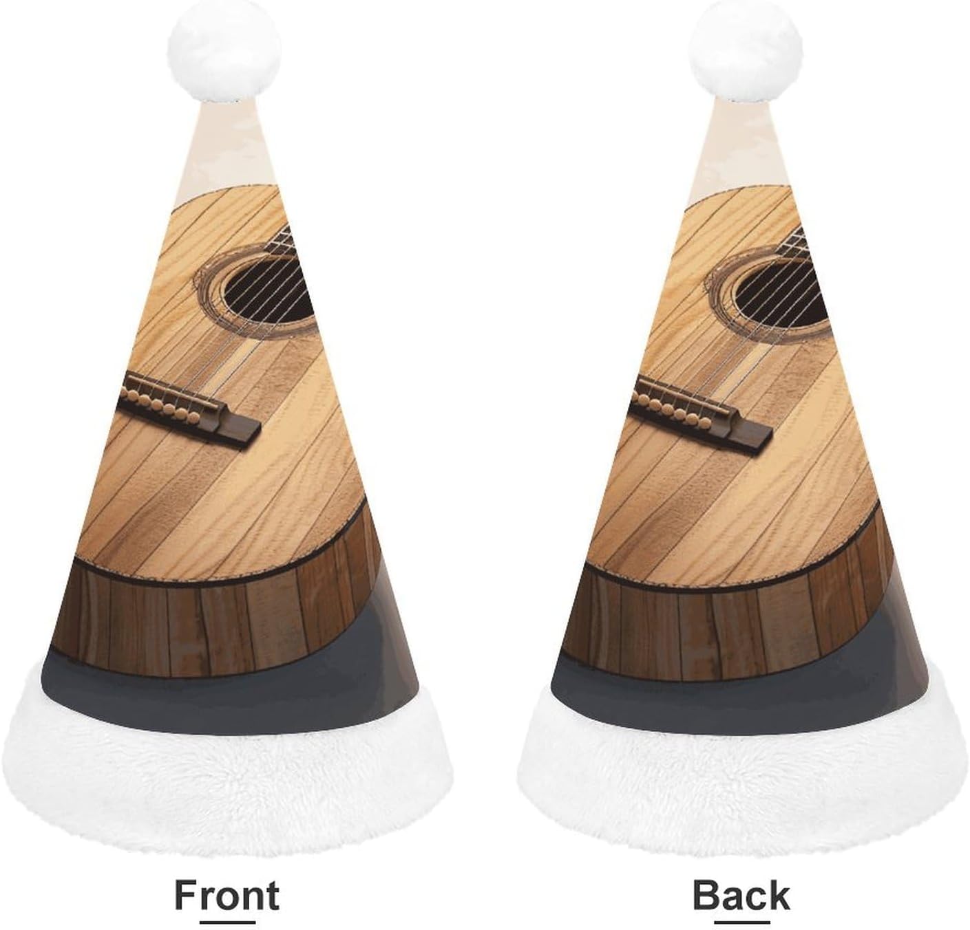 Wooden Santa Hat Guitar Christmas Headwear