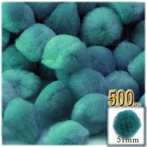 The Crafts Outlet 500-Piece Multi-Purpose Pom Poms