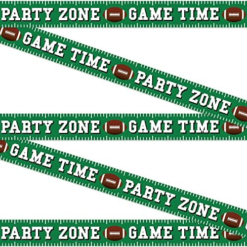 Football Party Banner 8 Inch Tall 25 Feet Long