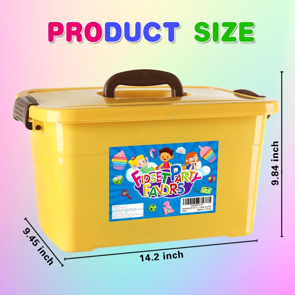 600 Pack Fidget Toys for Kids 8-12 and Adults