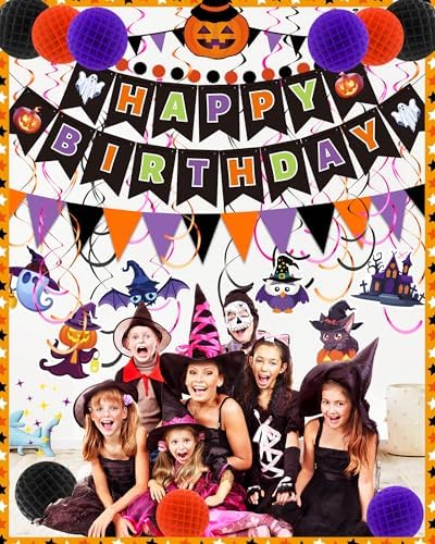 Halloween Birthday Party Decorations Set