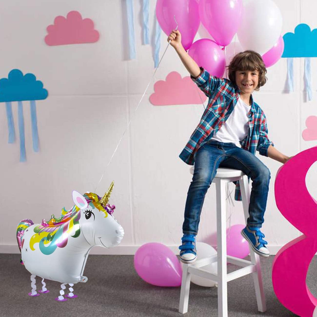 KESOTO 12PCS Cute Animal Balloons for Kids Party