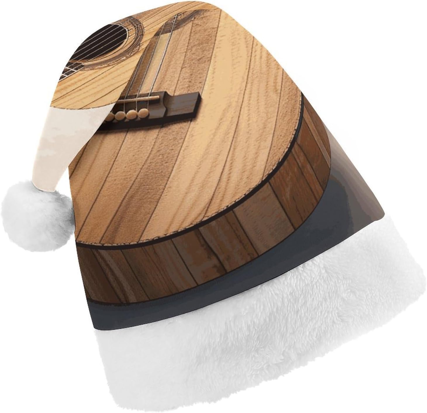 Wooden Santa Hat Guitar Christmas Headwear