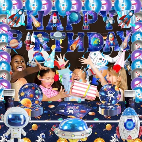 Outer Space Birthday Decor Set for Kids