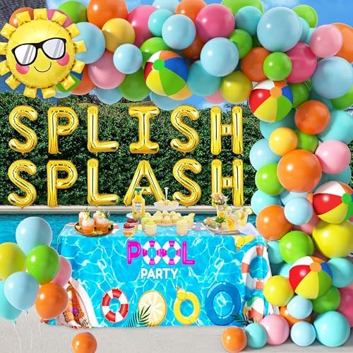 Tropical Hawaiian Luau Balloon Garland Arch Kit 160Pcs