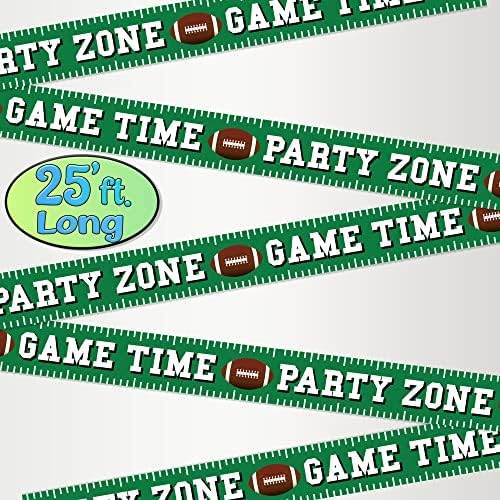 Football Party Banner 8 Inch Tall 25 Feet Long