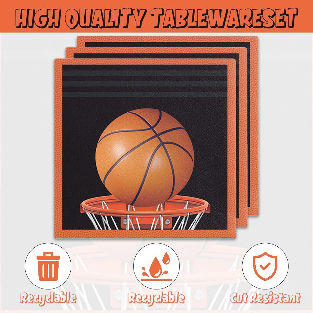40Pcs Basketball Party Decorations Set