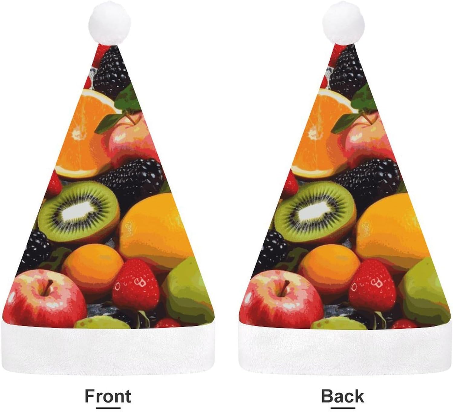 Colorful Fruit Santa Hat Christmas Party Headwear