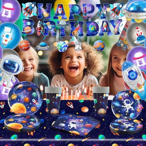 Outer Space Birthday Decor Set for Kids