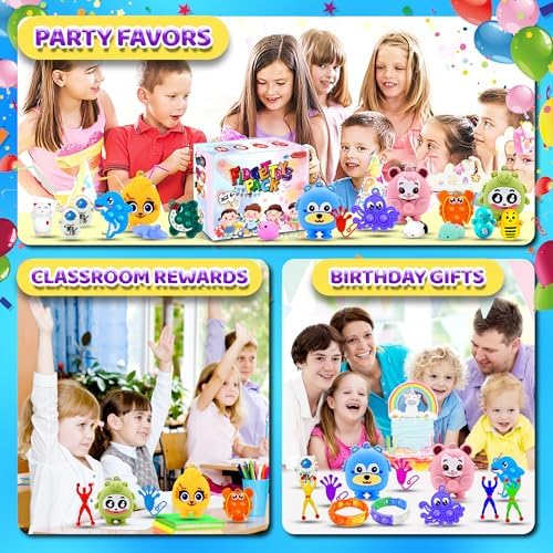 107Pcs Party Favors for Kids Fidget Toy Set