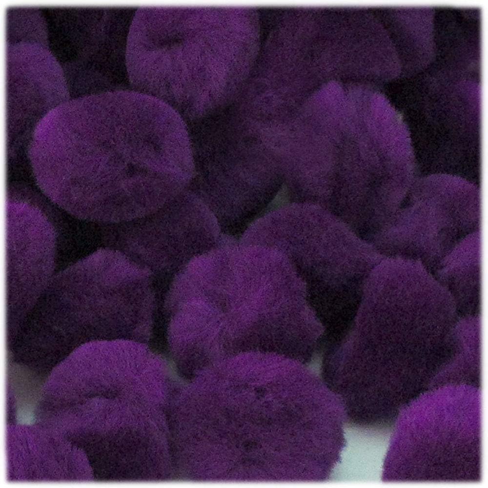 The Crafts Outlet 100-Piece Purple Pom Poms
