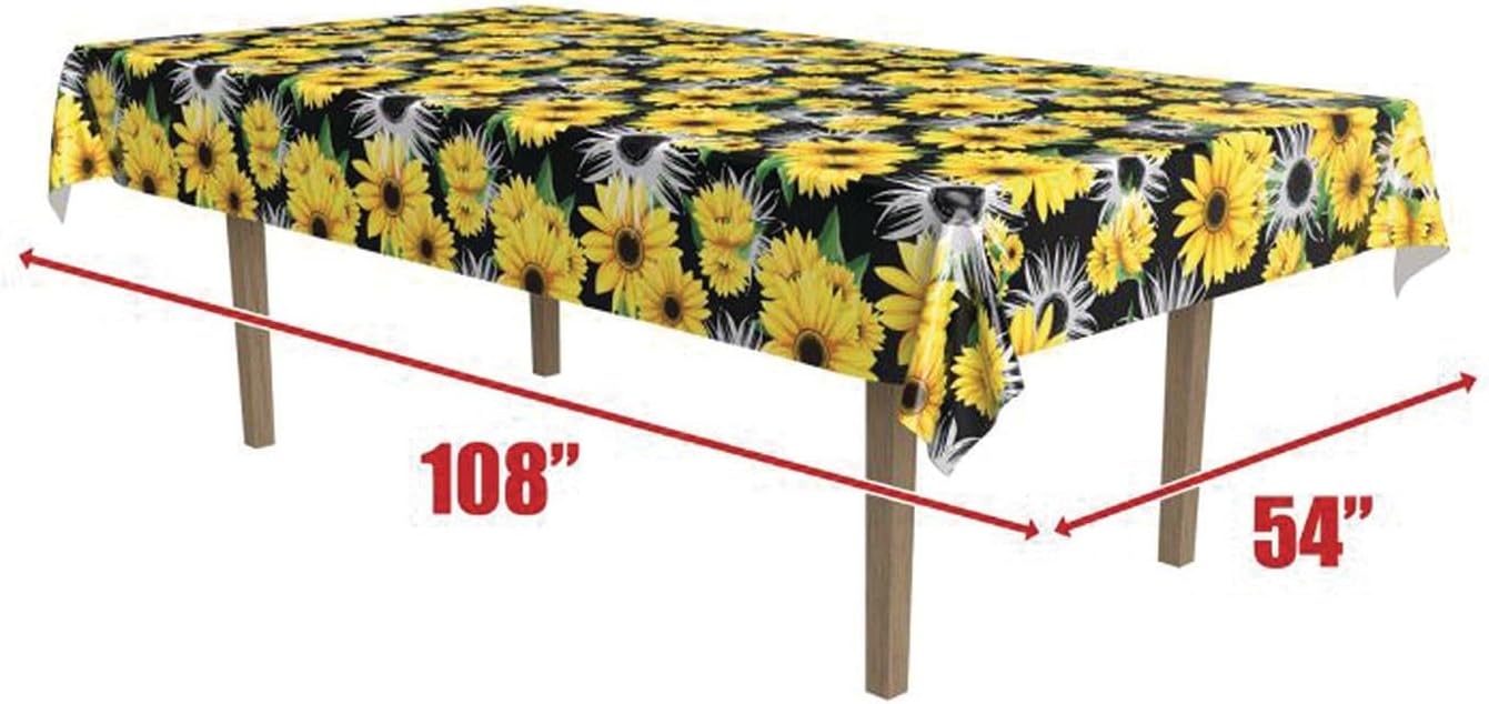 Beistle Sunflower Party Tablecover