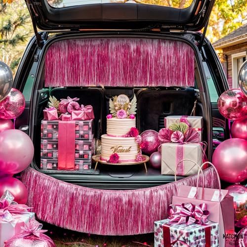 XtraLarge 65 Ft Pink Fringe Banner Pack of 2
